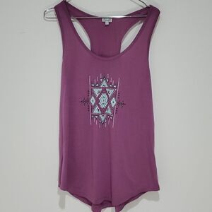 KISMET Purple Medium Tank Top